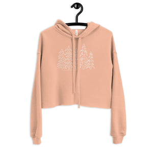 Forest Family Crop Hoodie