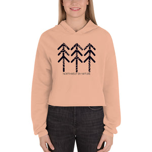 Tree Rings Crop Hoodie