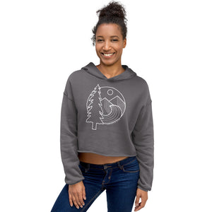 Adventure Awaits Crop Hoodie