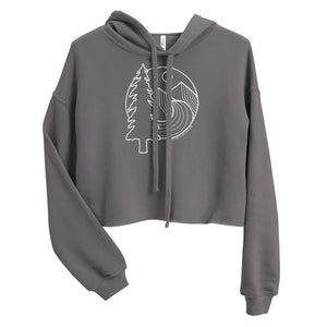 Adventure Awaits Crop Hoodie