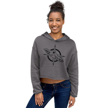 Load image into Gallery viewer, VI Compass Crop Hoodie
