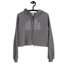 Load image into Gallery viewer, Forest Family Crop Hoodie
