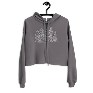 Forest Family Crop Hoodie