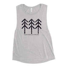 Load image into Gallery viewer, Tree Rings Ladies’ Muscle Tank
