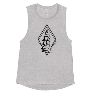 Snow Ghost Ladies’ Muscle Tank