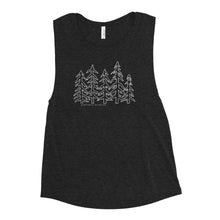 Load image into Gallery viewer, Forest Family Ladies’ Muscle Tank
