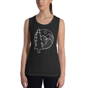 Adventure Awaits Ladies’ Muscle Tank