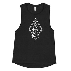 Snow Ghost Ladies’ Muscle Tank