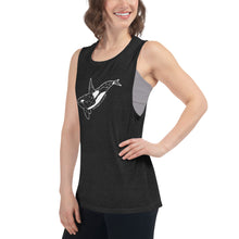 Load image into Gallery viewer, Geo Orca Ladies’ Muscle Tank
