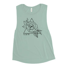 Load image into Gallery viewer, Bloom Ladies’ Muscle Tank
