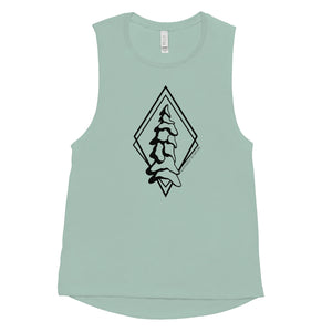 Snow Ghost Ladies’ Muscle Tank