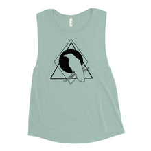 Load image into Gallery viewer, Raven Ladies’ Muscle Tank
