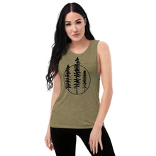 Load image into Gallery viewer, 3 Sisters Ladies’ Muscle Tank

