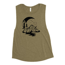 Load image into Gallery viewer, Starry Night Ladies’ Muscle Tank
