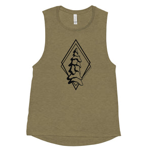 Snow Ghost Ladies’ Muscle Tank