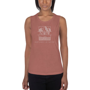 Northwest By Nature Logo Ladies’ Muscle Tank