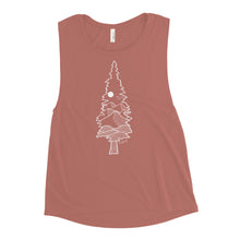 Load image into Gallery viewer, West Coast Tree Ladies’ Muscle Tank
