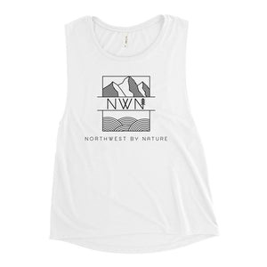 Northwest By Nature Logo Ladies’ Muscle Tank