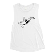 Load image into Gallery viewer, Geo Orca Ladies’ Muscle Tank
