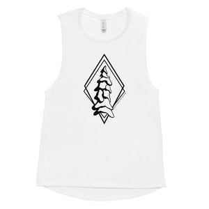 Snow Ghost Ladies’ Muscle Tank