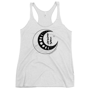 Moon Phases Women's Racerback Tank