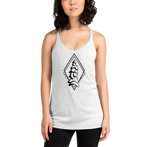 Snow Ghost Women's Racerback Tank