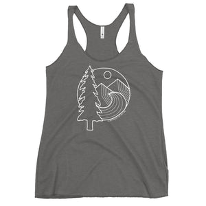 Adventure Awaits Women's Racerback Tank