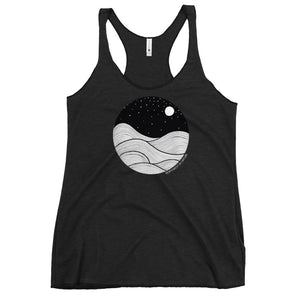 Midnight Waves Women's Racerback Tank
