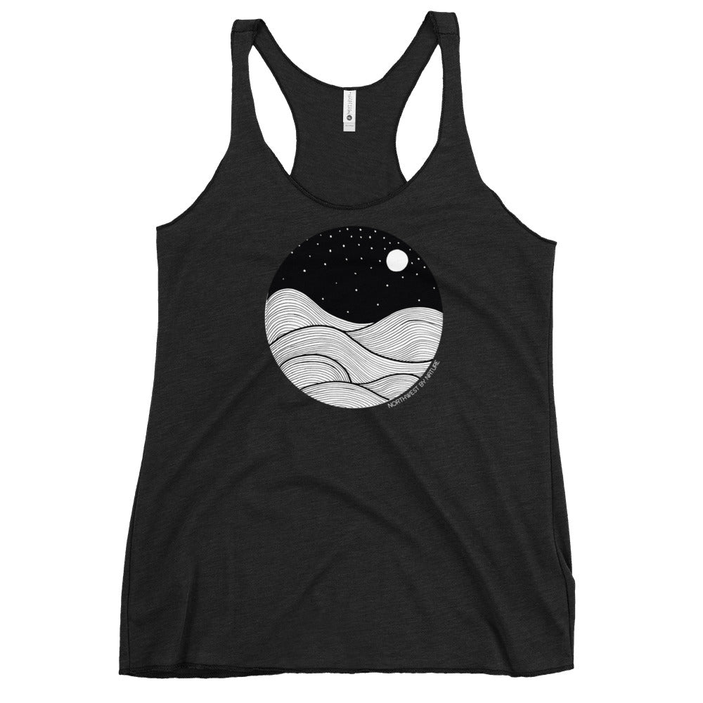 Midnight Waves Women's Racerback Tank