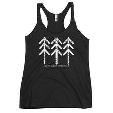 Load image into Gallery viewer, Tree Rings Ladies Racerback Tank
