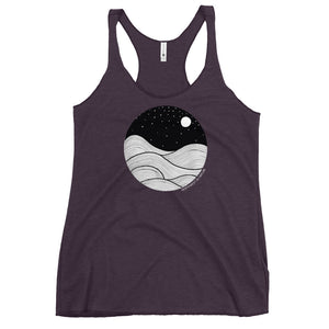 Midnight Waves Women's Racerback Tank