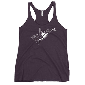 Geo Orca Women's Racerback Tank