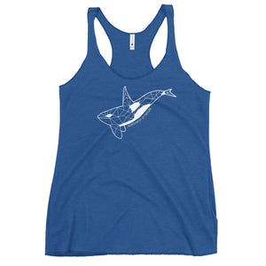 Geo Orca Women's Racerback Tank