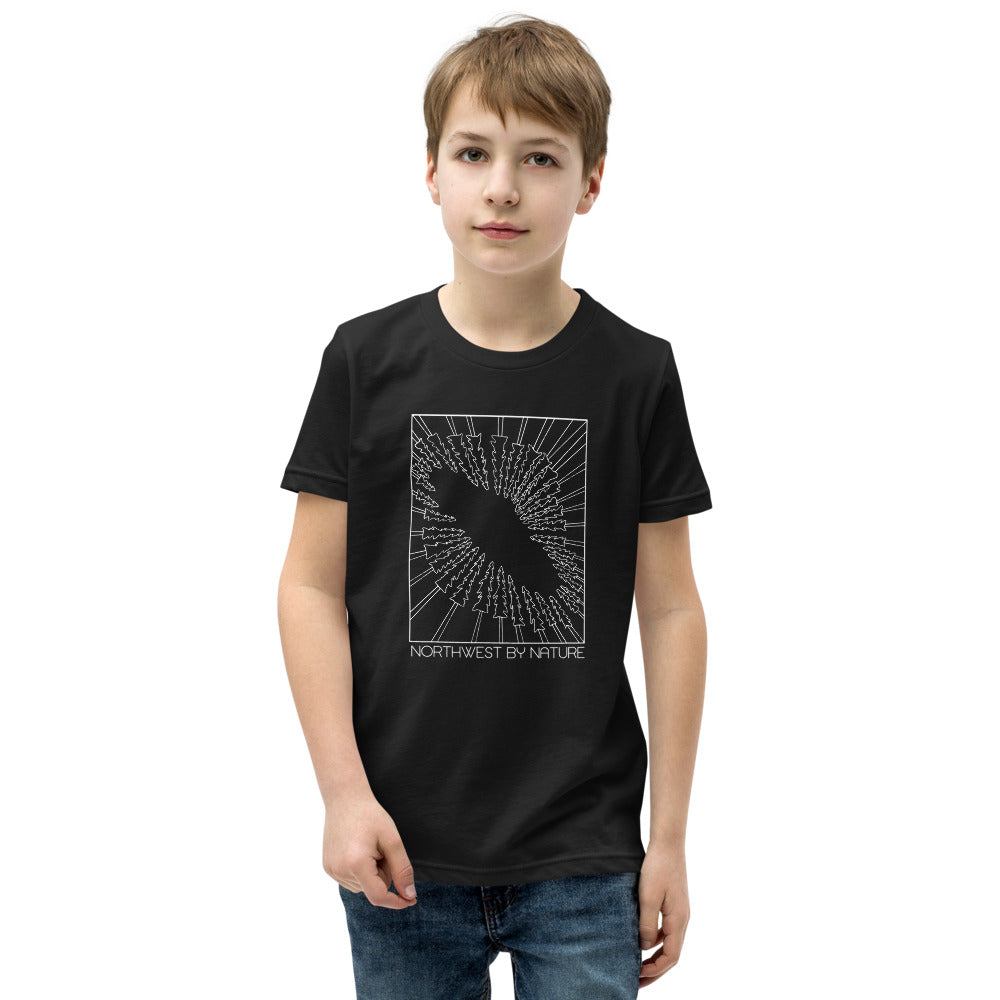 Vancouver Island Trees Youth T-Shirt